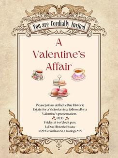 A Valentine's Affair Evening Tea at LeDuc